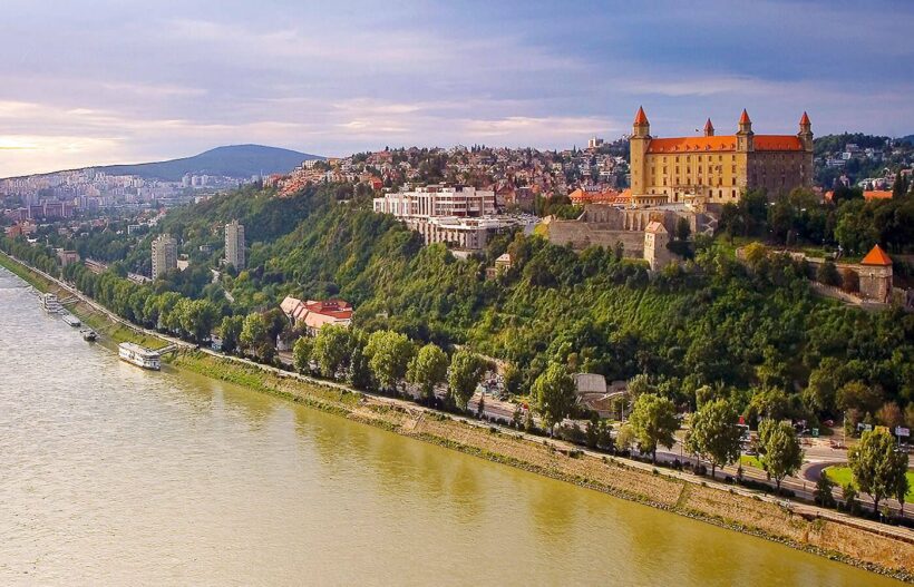 Vistas del Danubio desde Bratislava